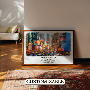 Affiche Œuvre d'art personnalisée pour les murs de New Yor