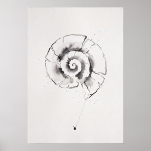 Affiche Œuvre d'art spirituelle de mur de Réveil de Spiral