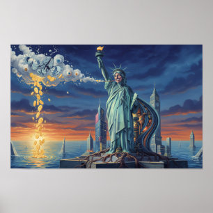 Affiche œuvre d'art Statue de la Liberté
