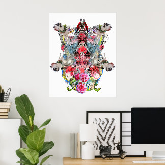 Affiche Œuvre d'art surréaliste visionnaire | Fantaisie sy