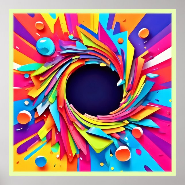 Affiche Œuvre d'art Vortex de Vitalité (Devant)