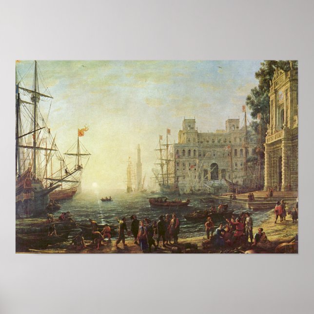 Affiche Oeuvre de Claude Lorrain (Devant)
