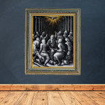 Affiche Oeuvre de confirmation de la Pentecôte de Pierre R<br><div class="desc">Métal du XVIème siècle par l'émaillite français Pierre Reymond (1513-1584). Il représente la Pentecôte,  c'est-à-dire la Descente de l'Esprit Saint sur la Bienheureuse Vierge Marie et les Douze Apôtres. Grande idée cadeau pour la fête de la Pentecôte ou pour le sacrement de la Confirmation.</div>