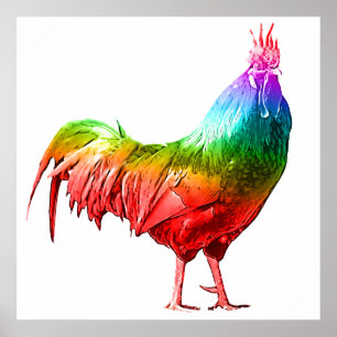 Affiche Oeuvre de coq pour décorer l'art mural
