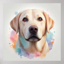 Oeuvre de l'artiste Pastel Magic Labrador Retrieve
