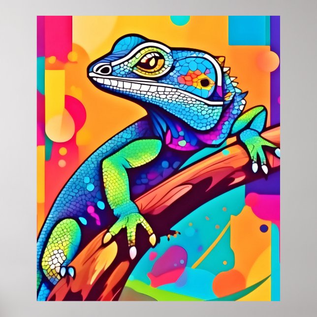 Affiche Oeuvre de Lizard (Devant)