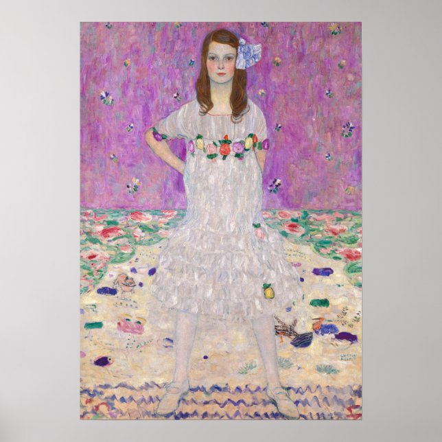 Affiche Oeuvre de portrait Klimt Mada Primavesi (Devant)