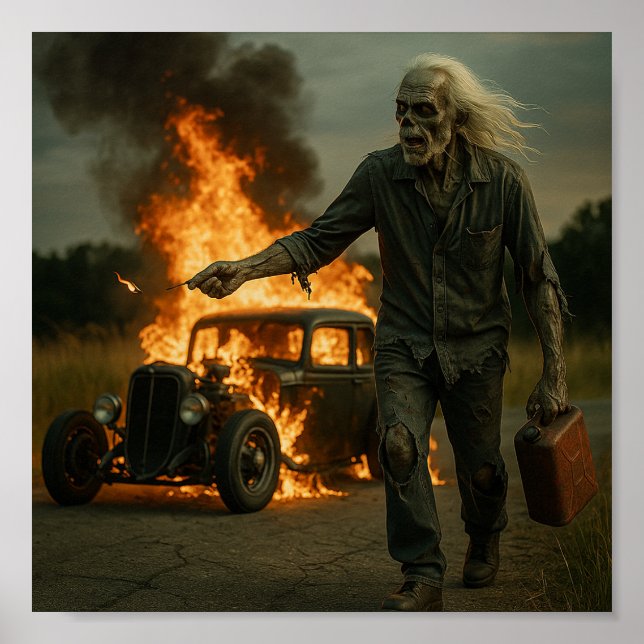 Affiche Oeuvre de rodder Zombie (Devant)