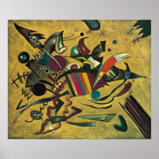 Affiche OEuvre d'expressionniste abstraite moderne de Kand