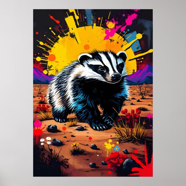 Affiche Oeuvre d'Honey Badger (Devant)
