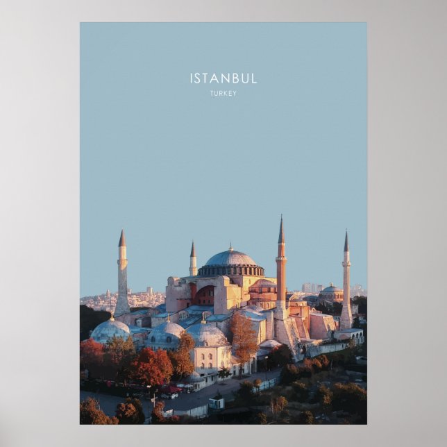 Affiche Oeuvre d'Istanbul, Turquie Travel (Devant)