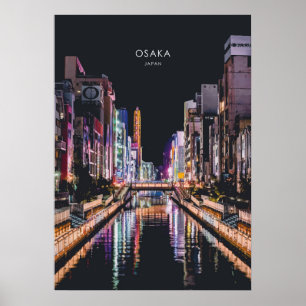 Affiche OEuvre d'Osaka, Japon Travel
