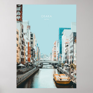Affiche OEuvre d'Osaka, Japon Travel
