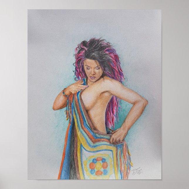 Affiche Oeuvre féminine (Devant)