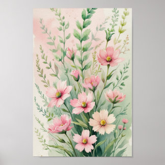 Affiche OEuvre murale bohème