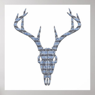 Affiche OEuvre murale de cerf