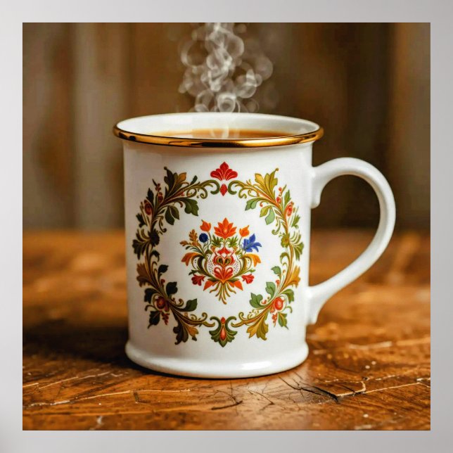 Affiche OEuvre murale décorative - Mugs #1 (Devant)