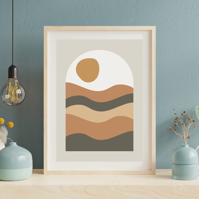 Affiche OEuvre murale géométrique (Créateur téléchargé)