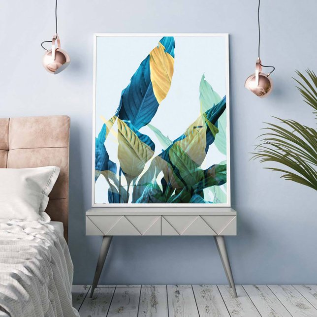 Affiche OEuvre murale tropicale (Créateur téléchargé)
