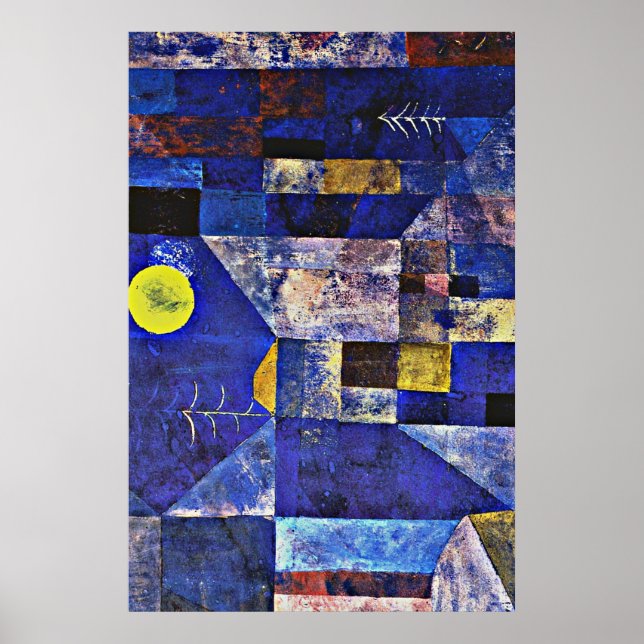Affiche OEuvre Paul Klee, Lune (Devant)