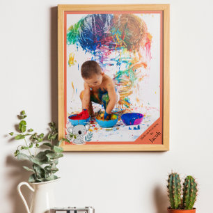 Affiche OEuvre personnalisée pour enfants