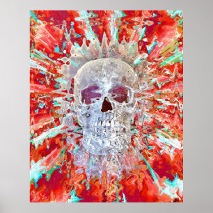 Affiche Oeuvre Pop Art Pop Coloré Psychédélique Surreal