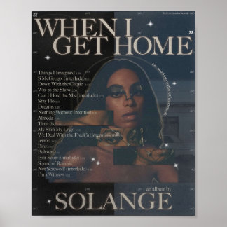 Affiche Oeuvre Solange