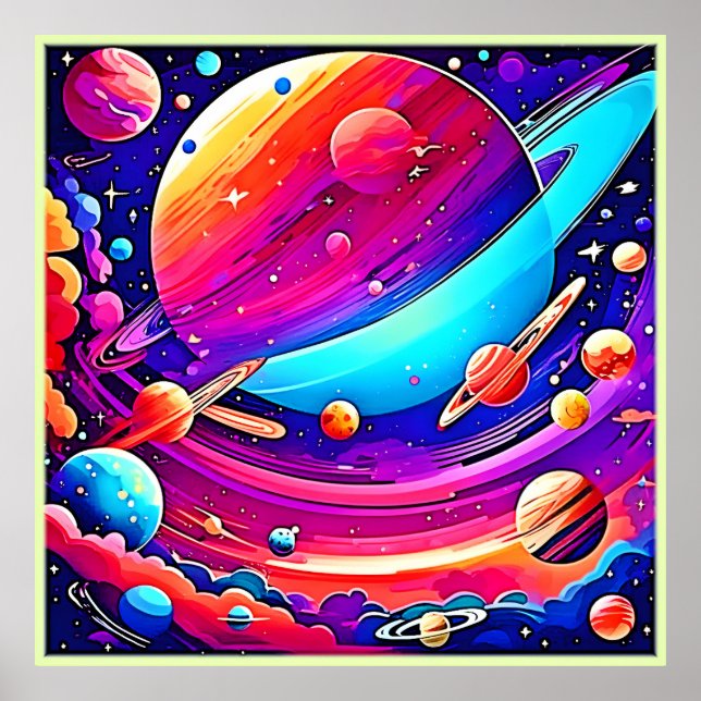 Affiche Oeuvre symphonique cosmique (Devant)