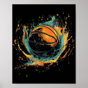 Affiche Œuvres d'art de basketball Amateur de basketball A