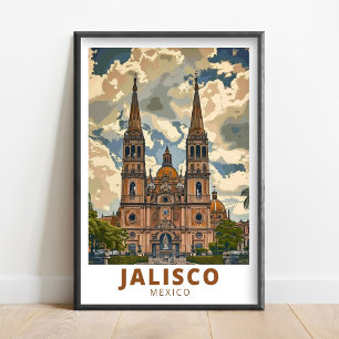 Affiche Œuvres d'art de Jalisco - Œuvres d'art du mur de J