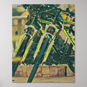 Affiche Œuvres d'art de vélo cool