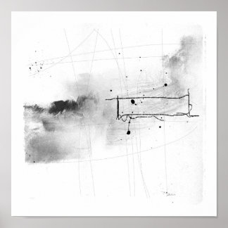 Affiche oeuvres sans titre sur papier