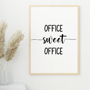 Affiche Office Sweet Office Wall Art