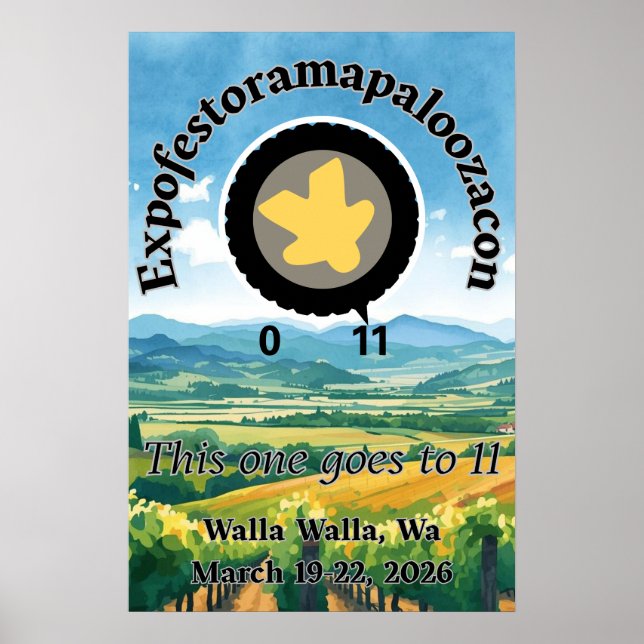 Affiche Official EFORP 11 "This One Goes to Eleven" (Devant)