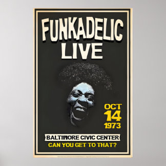 Affiche Officially Licensed Funkadelic Maggot Brain Live