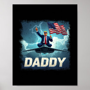 Affiche Officiel 2025 Trump Papa