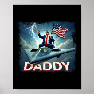 Affiche Officiel 2025 Trump Papa 1 