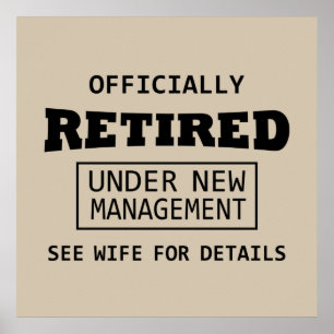 Affiche officiellement retraité sous nouvelle direction