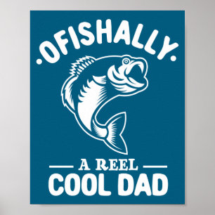 Affiche Officiellement un papa vraiment cool drôle amateur