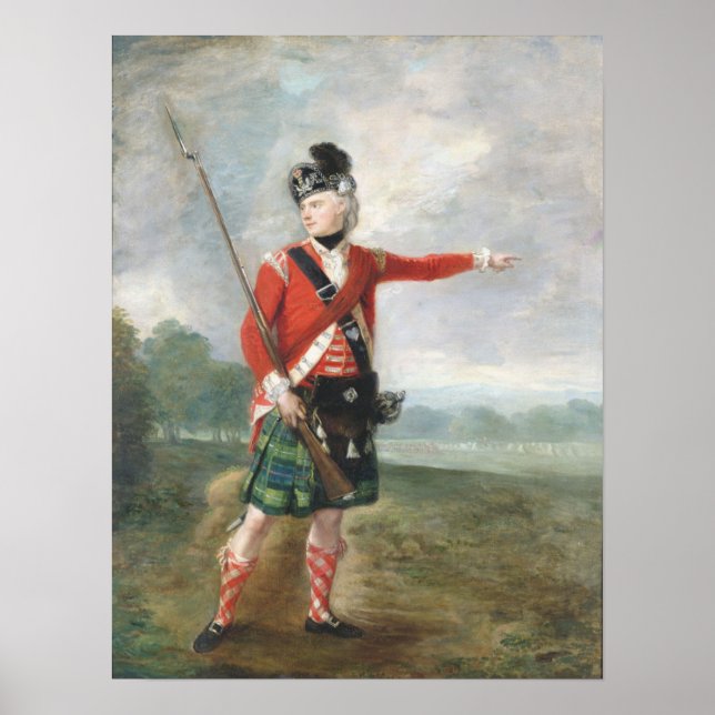 Affiche Officier du 73e pied (Devant)