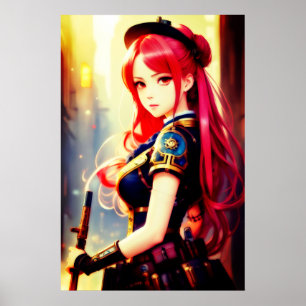 Affiche Officier SteamPunk