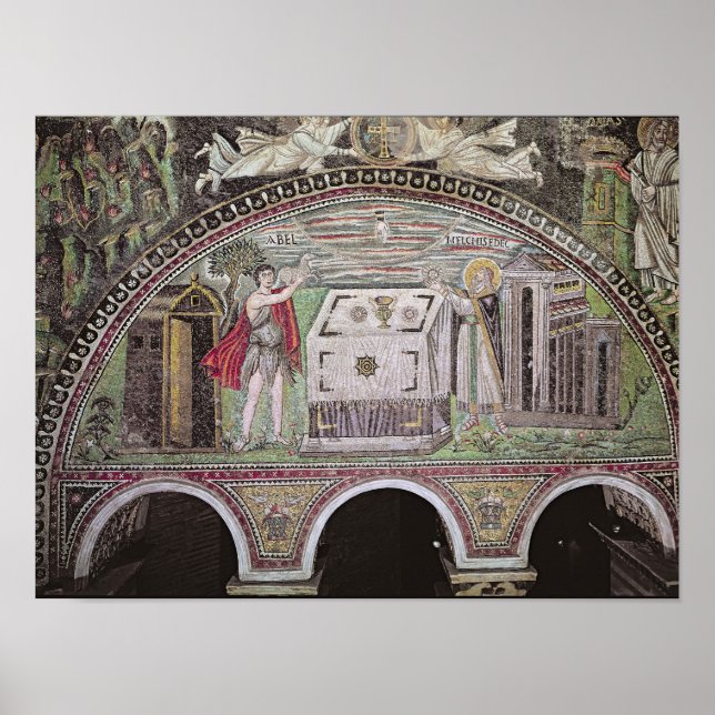 Affiche Offre Abel et Melchisedech à l'autel (Devant)