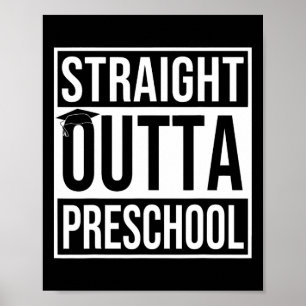 Affiche Offre De Diplôme De L'Outta Preschool Jour Dernier