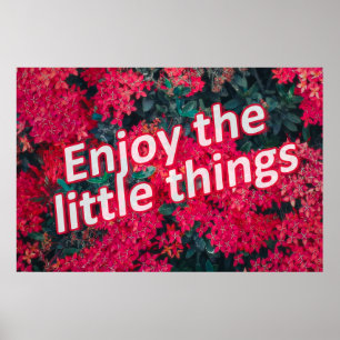Affiche Offrez-vous les petits plaisirs de la vie
