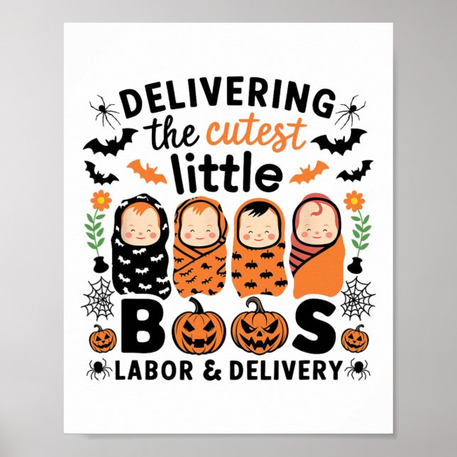 Affiche Offrir La Main-D'Oeuvre Et L'Exécution Citrouilles (Devant)