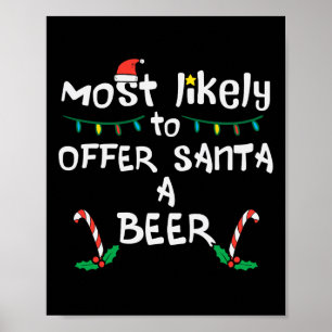 Affiche Offrir Père Noël Noël Noël Noël Noël Matc famille