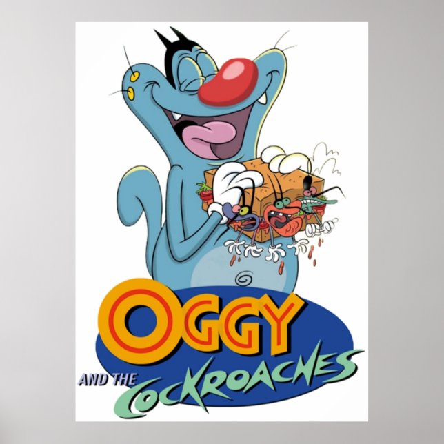 Affiche Oggy et les cafards (Devant)