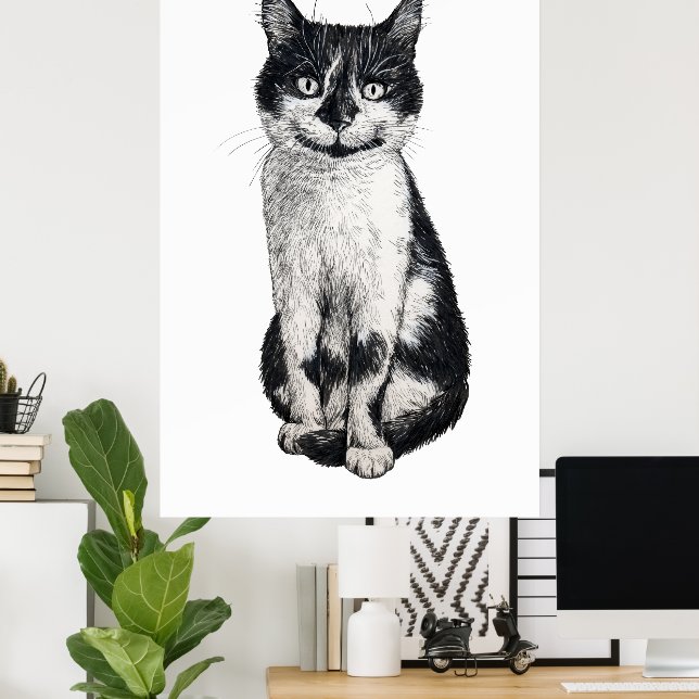 Affiche Ogie le chat (Bureau à domicile)