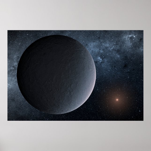 Affiche Ogle Exoplanet-2016-Blg-1195Lb Orbits Une Petite É (Devant)