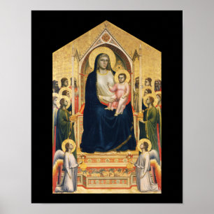 Affiche Ognissanti Madonna, Giotto, 1306-1310